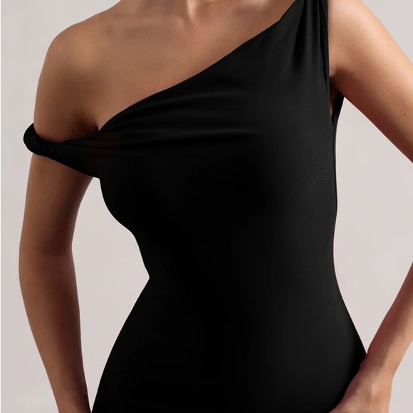 *New* Club L Elegant Black Maxi Dress - Picture 3 of 9